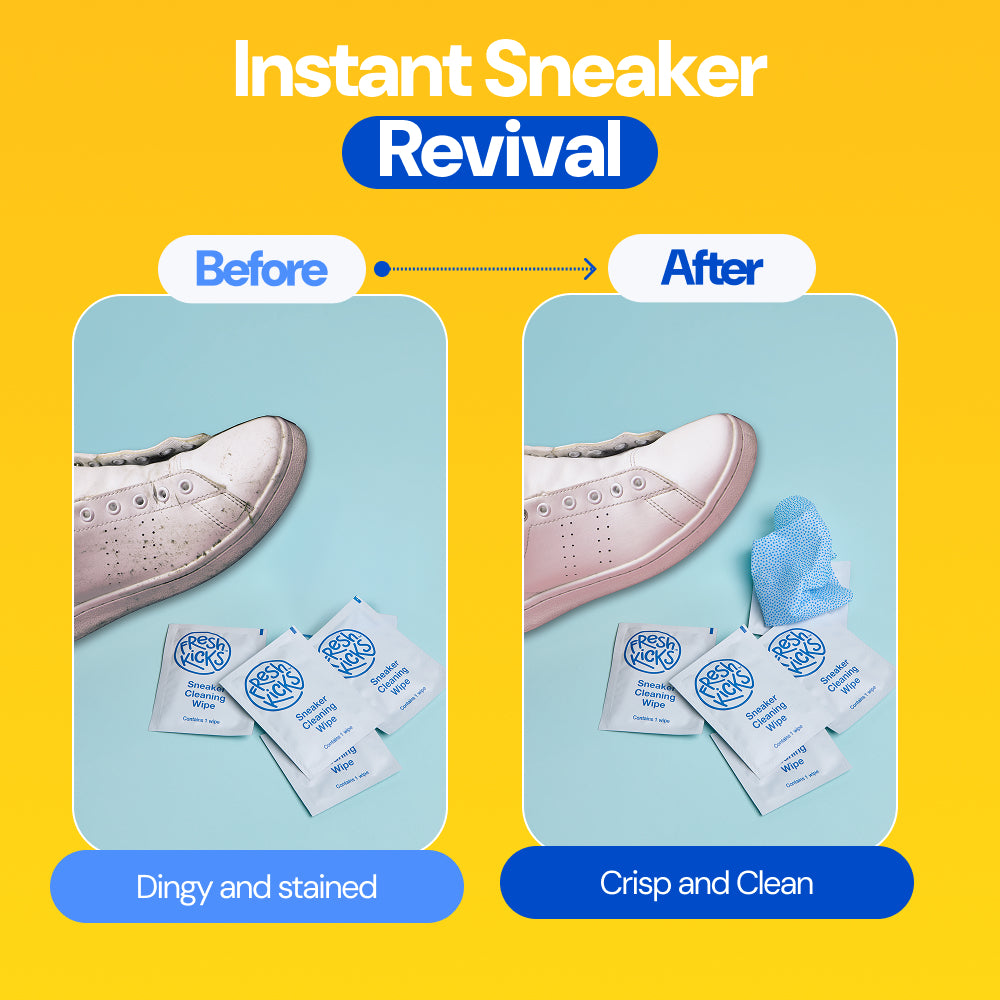 fresh kicks sneaker cleaning wipes 25 pack