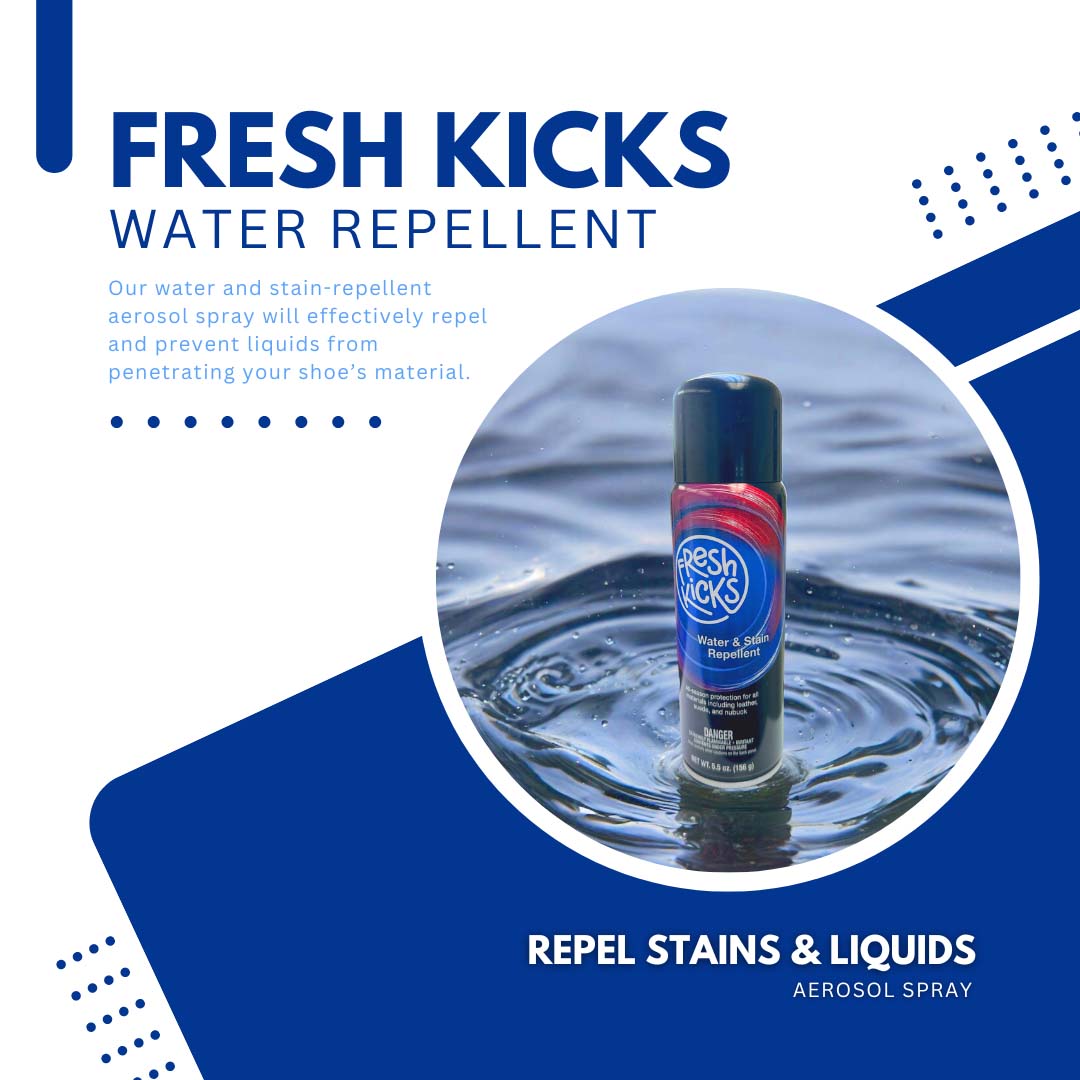 fresh kicks water and stain repellent