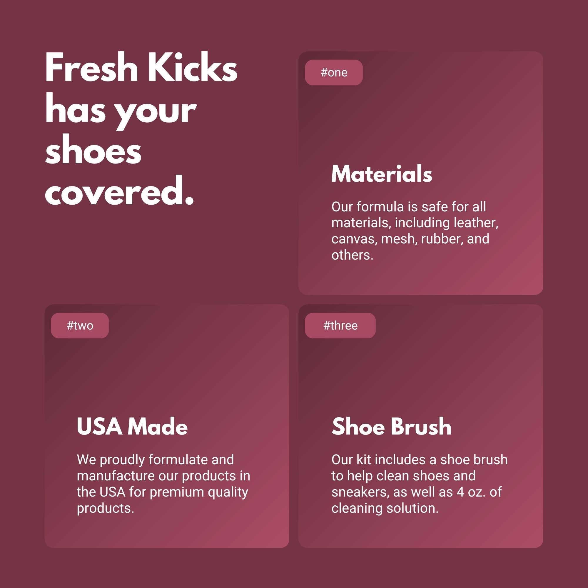 fresh kicks sneaker cleaning kit made in the usa