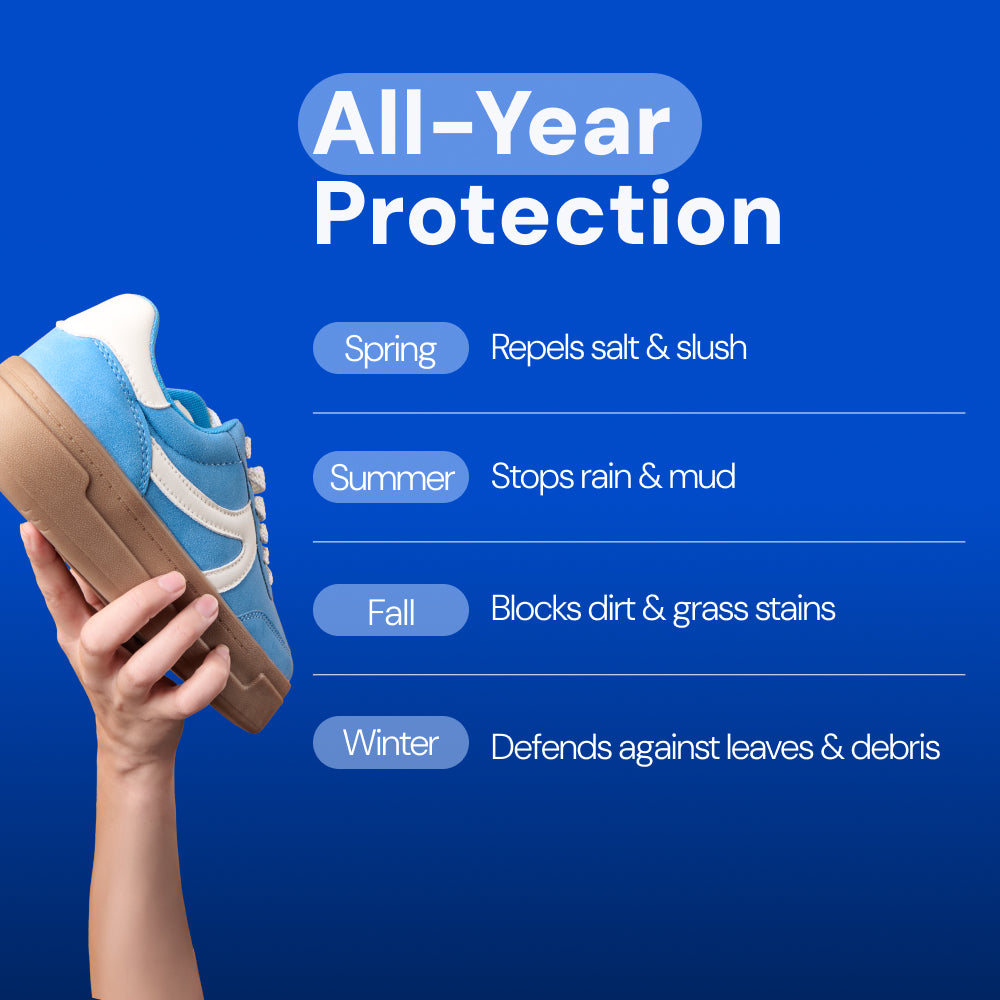 fresh kicks water and stain repellent shoe protector all season