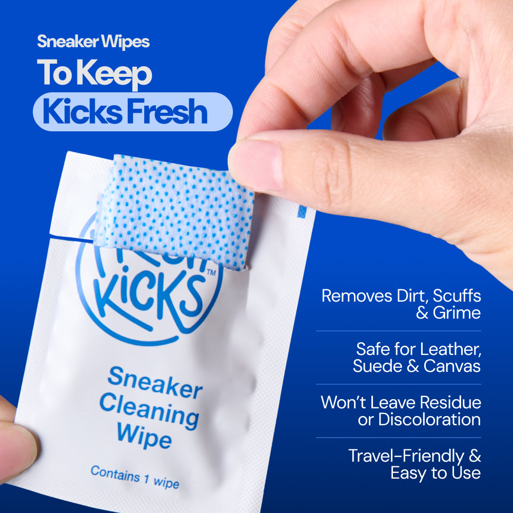 fresh kicks sneaker cleaning wipes 25 pack